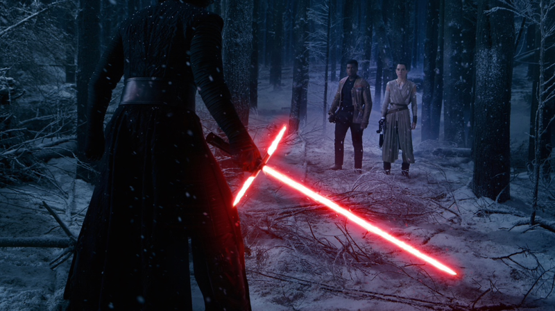 Just a mean-looking saber.